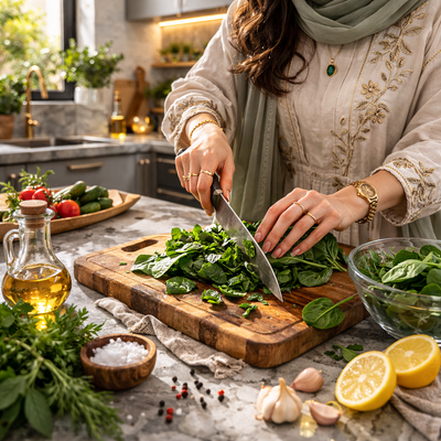 اسفناج خام خرد شده - 500 گرم