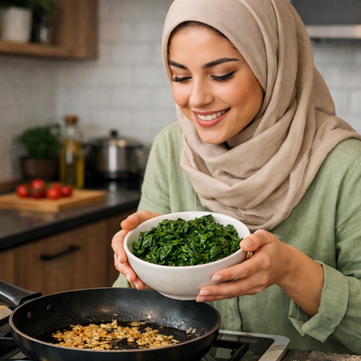 اسفناج بخارپز و نیمه‌آماده  - 500 گرم