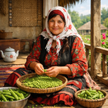 نخود فرنگی خام دانه شده – 500 گرم