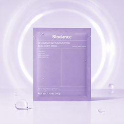 ماسک هیدروژلی جوانساز بایودنس خاویار و PDRN وزن 34 گرم | Biodance Rejuvenating Caviar PDRN Real Deep Mask