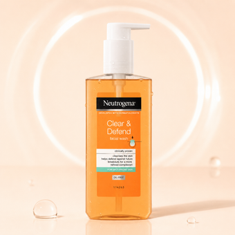 ژل شستشوی کلیر اند دیفند نوتروژینا  Neutrogena Clear & Defend Facial Wash