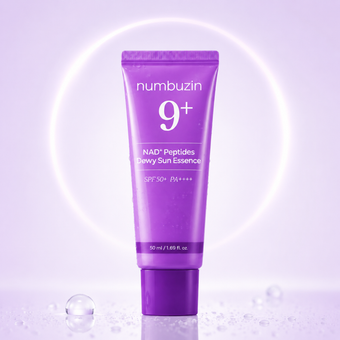 ضد آفتاب رنگی نامبوزین شماره 9 +SPF50 ++++PA  Numbuzin No.9 NAD Bio Lifting-Sil Essence Sun Moisture
