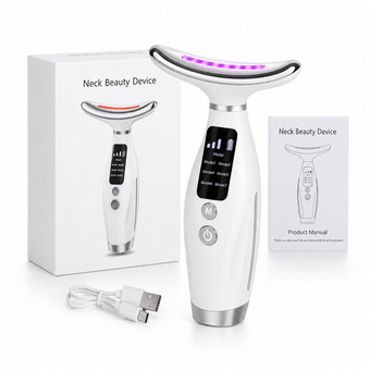 دستگاه ماساژور صورت و گردن 7 کاره مدل Neck Beauty Device