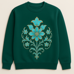 دورس طرح دار سه نخ توکرک پنبه کله غازی طرح نقوش اسلیمی کد 2