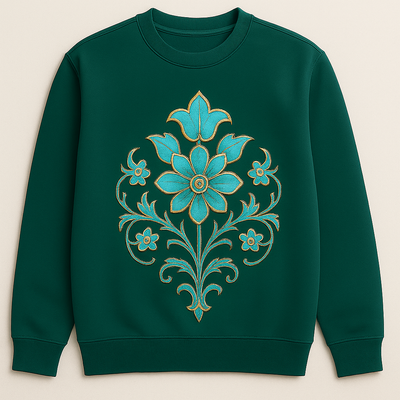 دورس طرح دار سه نخ توکرک پنبه کله غازی طرح نقوش اسلیمی کد 2