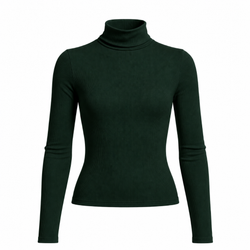 بلوز آستین بلند زنانه پپا مدل Turtleneck رنگ کرم