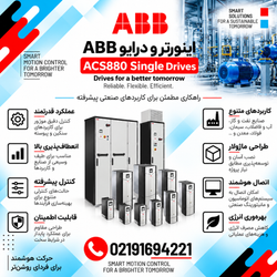اینورتر و درایو ABB مدل ACS880 Single Drives