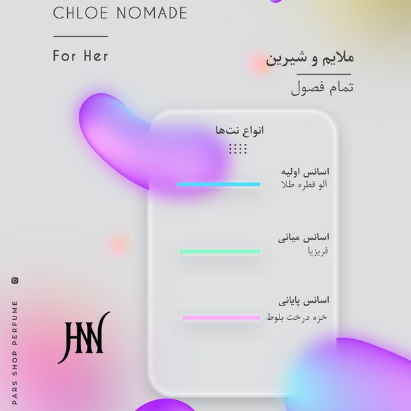 ادکلن کلوی نوماد 100 میل جانوین (جکوین) Chloe Nomade Johnwin