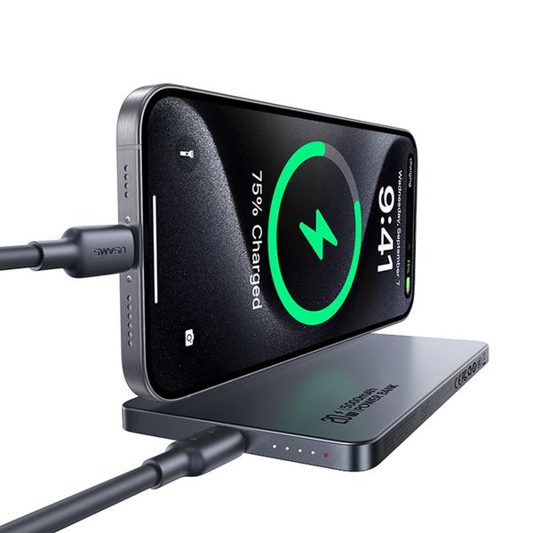 پاوربانک مگسیف یوسمز مدل US-CD231 ظرفیت 5000 میلی آمپرساعت