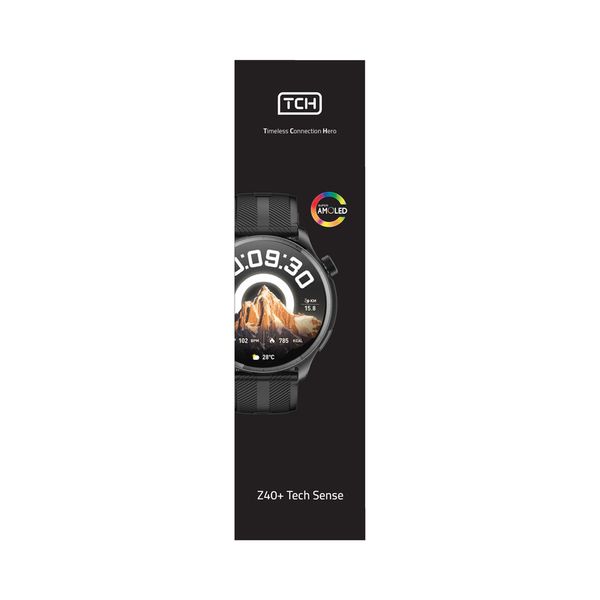 ساعت هوشمند تی سی اچ مدل TCH Z40+ Tech Sense دارای قابلیت های کنترل موسیقی (Music Player)، قابلیت مکالمه از طریق بلوتوث، پشتیبا