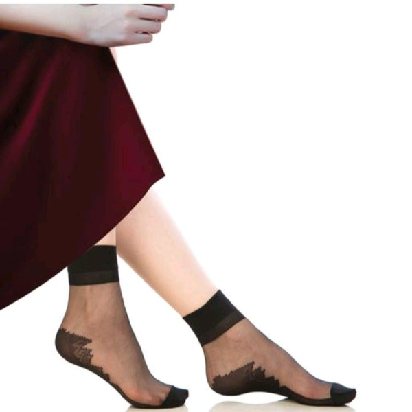 جوراب پارازین شیشه ای کفه دار مشکی