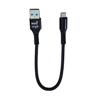 کابل تبدیل USB به microUSB فوموتک مدل WS-108 A طول 0.25 متر