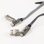 کابل تبدیل USB به لایتنینگ/ USB-C هیسکا مدل LX-30 طول 1 متر