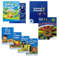 کتاب Family And Friends 1 اثر Naomi Simmons انتشارات الوندپویان مجموعه 8 جلدی 