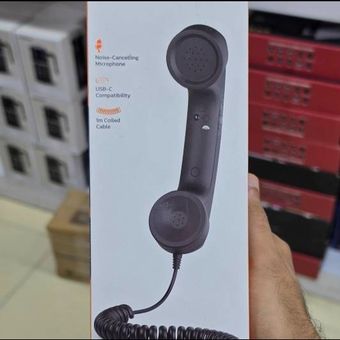 گوشی رومیزی پرودو مدل PD569BK با کانکتور Type-C