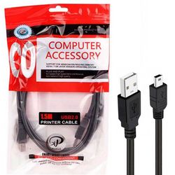 کابل ذوزنقه ای Usb به Miniusb طول 1.5 متر XP