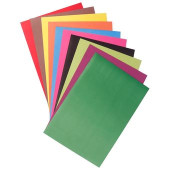 مقوا رنگی A4 بسته 10 عددی