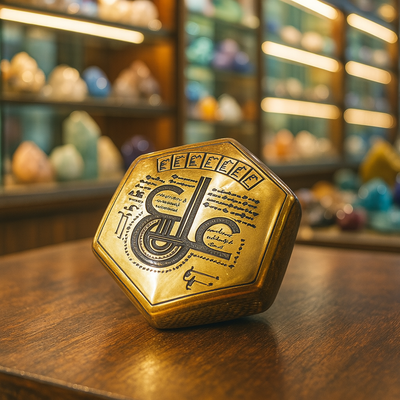 نگین سنگ حدید با حکاکی حرز عین علی