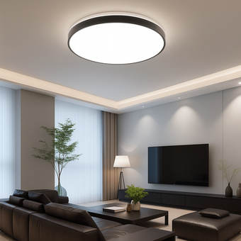 چراغ سقفی دور مشکی سورنا داتیس