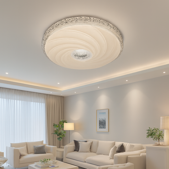 لوستر سقفی مدرن 4 حالته 120 وات ریموت دار مدل 8022