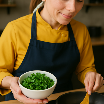 جعفری خام خرد شده - 500 گرم