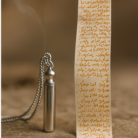 دعای حرز امام جواد روی پوست آهو