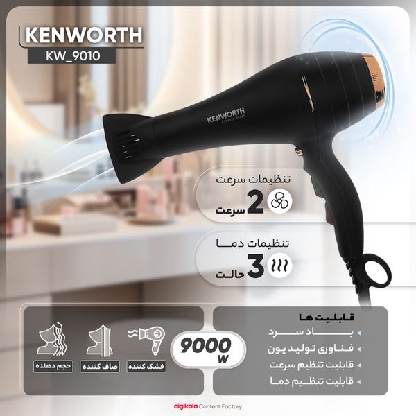 سشوار کنورث مدل KW_9010