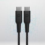 شارژر دیواری 20 وات پاورلوژی مدل PWCUQC016-C به همراه کابل تبدیل  Lightning