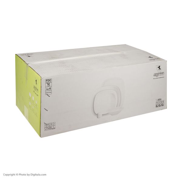 سرویس 28 پارچه چینی زرین ایران سری کواترو مدل مونت کارلو