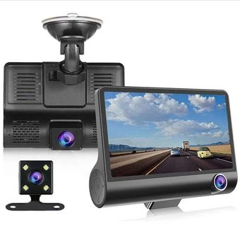 دوربین ثبت وقایع خودرو ویدئو کار مدل Dvr طرح سه لنز