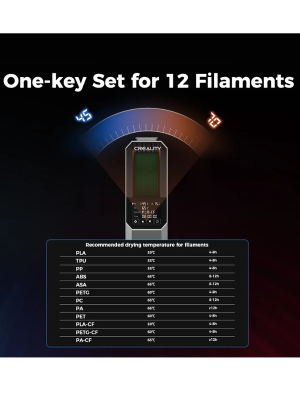 محفظه نگهداری فیلامنت Creality Space Pi Filament Dryer