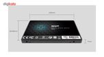 اس اس دی اینترنال SATA3.0 سیلیکون پاور مدل Slim S55 ظرفیت 240 گیگابایت (گارانتی 36 ماهه داده پرداز رایانه متین)