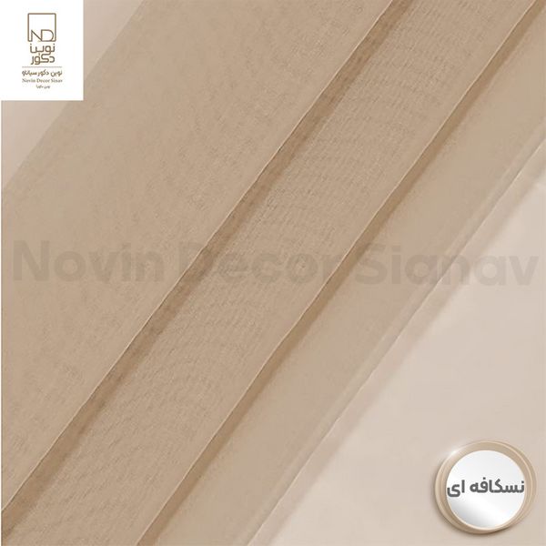 پرده نوین دکور سیاناو مدل حریر کد pb105 سایز 280×140 سانتی متر