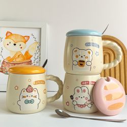 ماگ سرامیکی فانتزی دسته طنابی - عروسکی