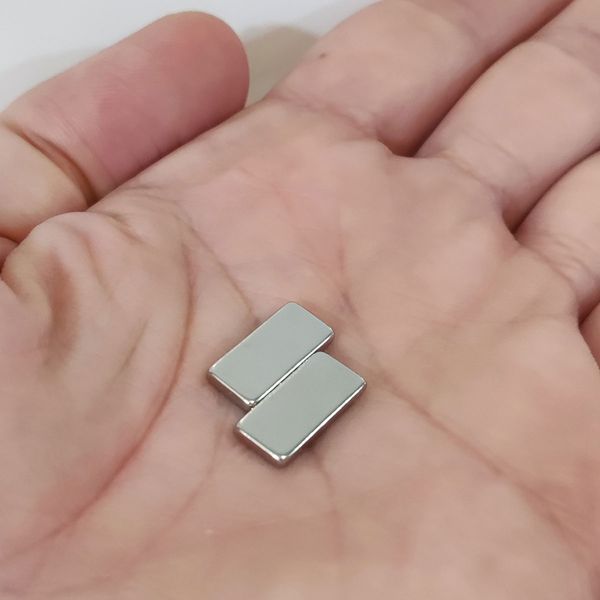 آهن ربا مدل نئودیمیوم بلوک B15x7x2mm بسته 5 عددی