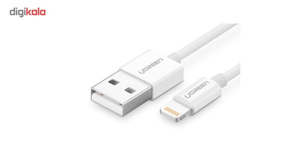 کابل تبدیل USB به لایتنینگ یوگرین مدل US155 طول 2 متر