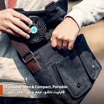 پنکه دستی شارژی قابل حمل | 3 سرعته USB کم‌صدا