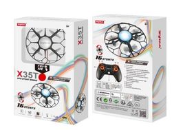 کوادکوپتر Syma X35T با چراغ LED، هدلس مود و حرکات نمایشی | کوچک، سبک