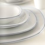 سرویس غذاخوری 98 پارچه چینی زرین ایران سری کواترو مدل سمن درجه یک