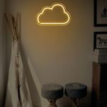 چراغ تزیینی مدل تابلو نئون طرح ابر