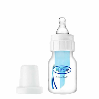 شیشه شیر  60 میلی لیتری طلقی باریک دکتر براونز