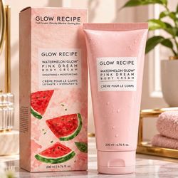 کرم مرطوب کننده و آبرسان بدن هندوانه گلو رسیپی Glow Recipe Watermelon Glow Pink Dream حجم 200 میل