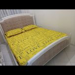روتختی دونفره سه تکه لاو زرد رنگ
