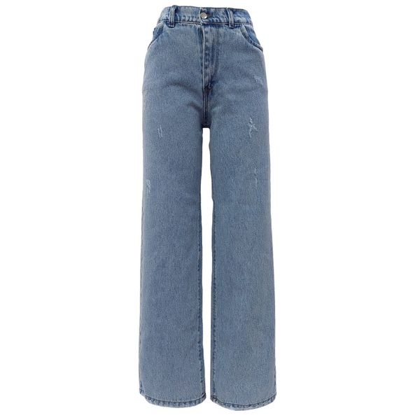 شلوار جین زنانه مدل بگ کد 9609