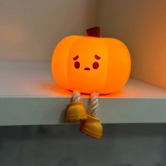 چراغ خواب سیلیکونی مدل کدو