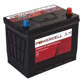 باتری پاورسل کرمان باتری 70 امپر معکوس پایه بلند