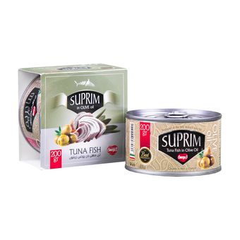 کنسرو تن ماهی در روغن زیتون ساپریم - 200 گرم