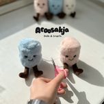 مارشمالو دوتایی جاکلیدی صورتی و آبی