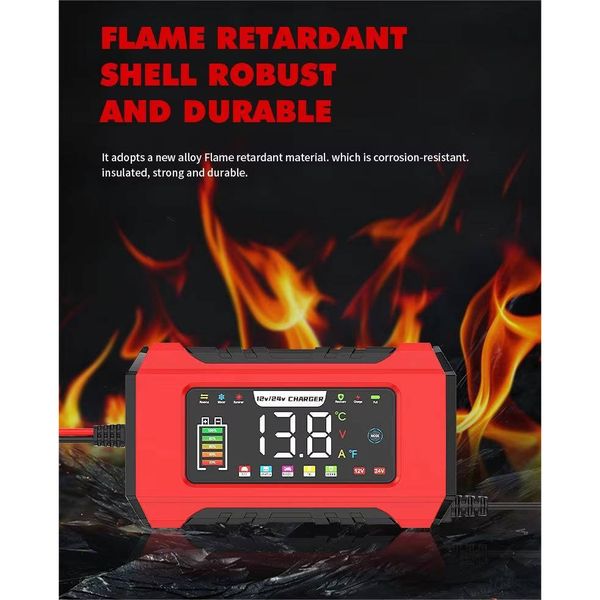 شارژر و تستر باتری خودرو 15 آمپر مدل  rj-c121501a