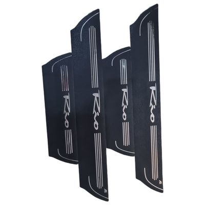 برچسب پارکابی خودرو امیران اسپرت طرح چرم کد 2025044 مناسب برای ریو مجموعه 4 عددی